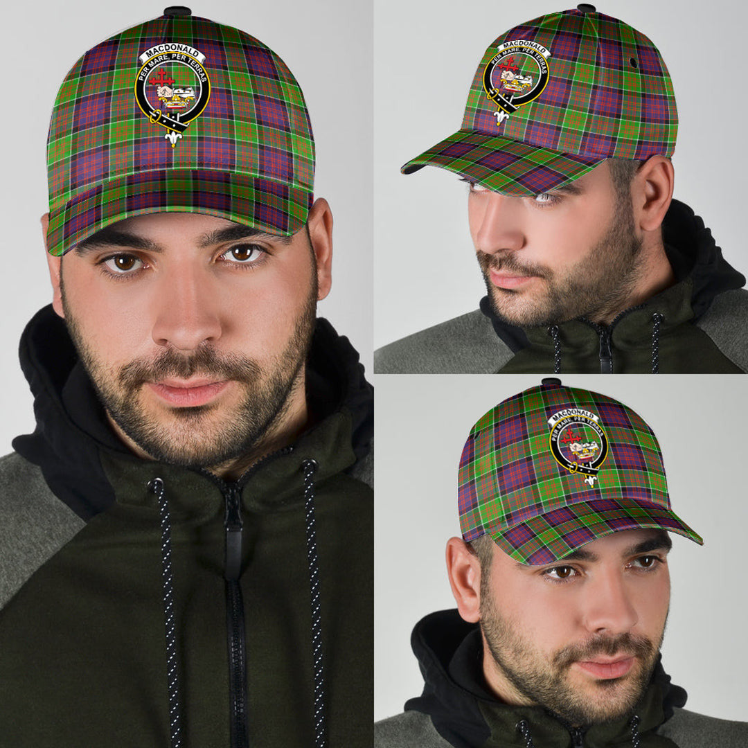 MacDonald of Clanranald Tartan Crest Classic Cap