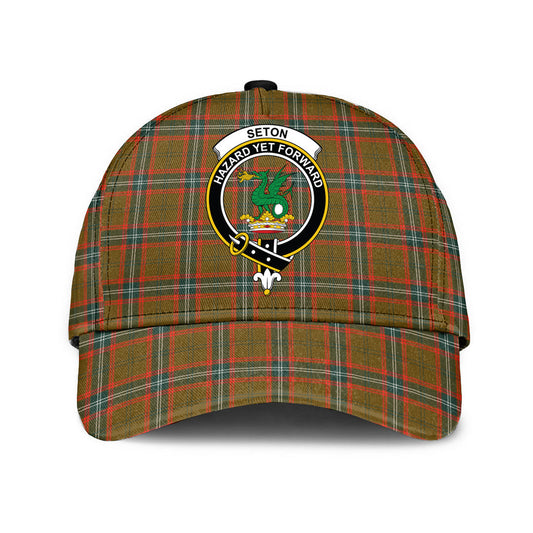 Seton Hunting Modern Tartan Crest Classic Cap