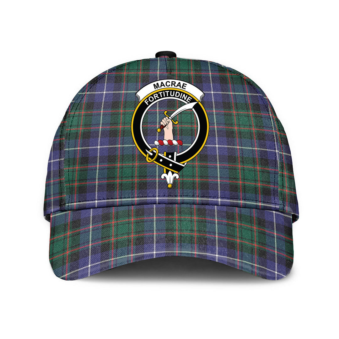 MacRae Hunting Modern Tartan Crest Classic Cap