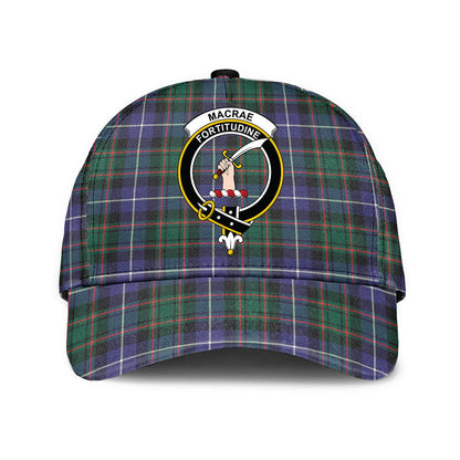 MacRae Hunting Modern Tartan Crest Classic Cap