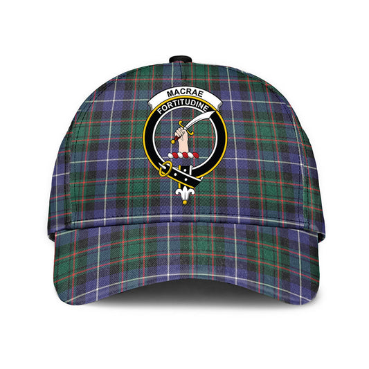 MacRae Hunting Modern Tartan Crest Classic Cap