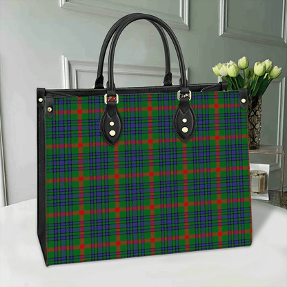 Aiton Tartan Leather Bag