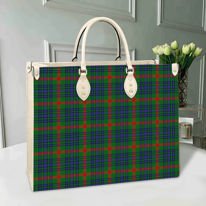 Aiton Tartan Leather Bag