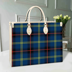 Grewar Tartan Leather Bag