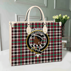 Borthwick Dress Ancient Tartan Crest Leather Bag