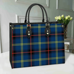 Grewar Tartan Leather Bag