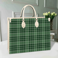 MacDonald Lord of the Isles Hunting Tartan Leather Bag