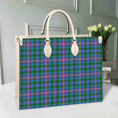 Pitcairn Hunting Tartan Leather Bag