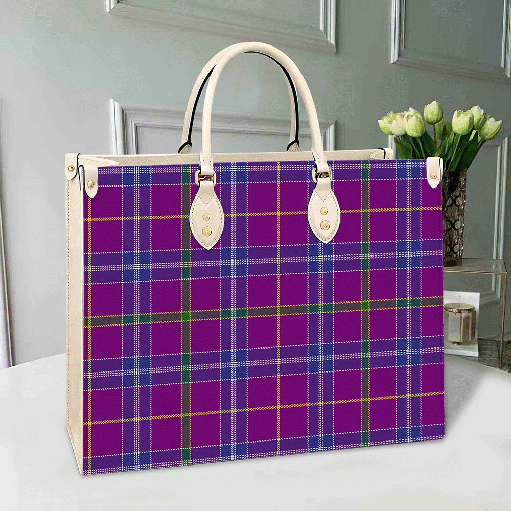 Jackson Tartan Leather Bag