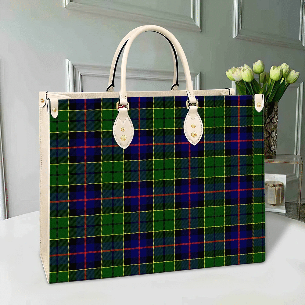 Forsyth Modern Tartan Leather Bag