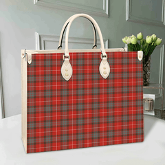 Fraser Weathered Tartan Leather Bag