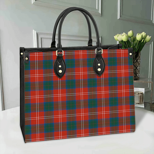 Chisholm Ancient Tartan Leather Bag