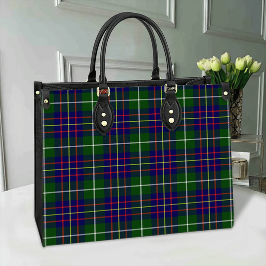 Inglis Modern Tartan Leather Bag