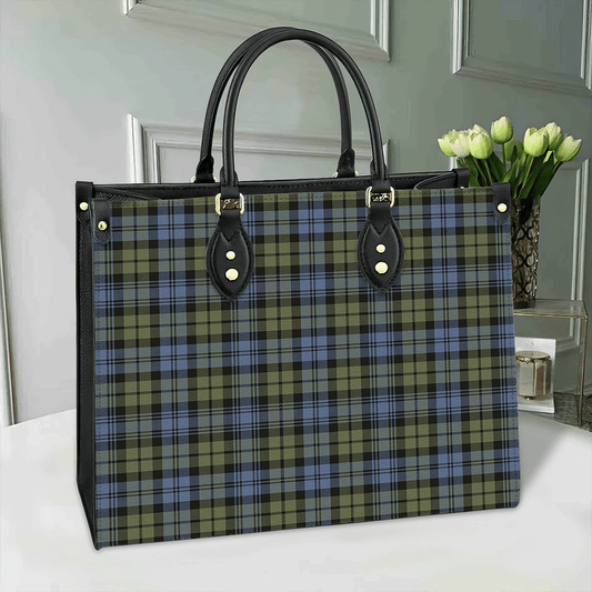 Campbell Faded Tartan Leather Bag