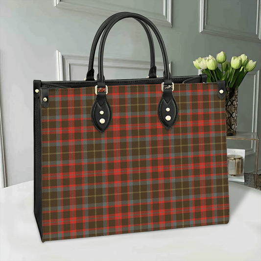 MacKintosh Hunting Weathered Tartan Leather Bag