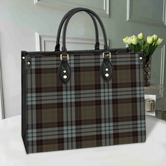 Stewart Old Weathered Tartan Leather Bag