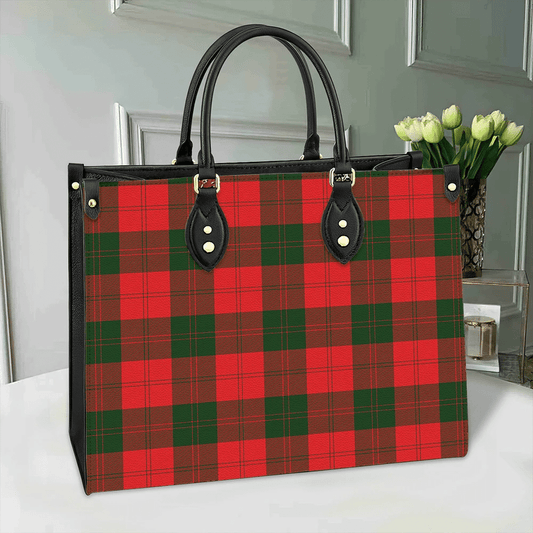 Erskine Modern Tartan Leather Bag