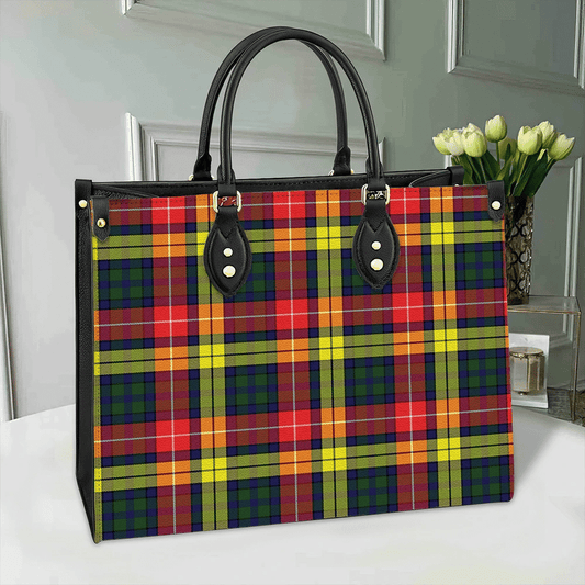 Buchanan Modern Tartan Leather Bag