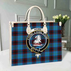 Home Ancient Tartan Crest Leather Bag