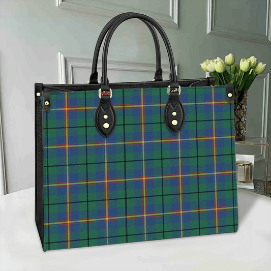 Carmichael Ancient Tartan Leather Bag