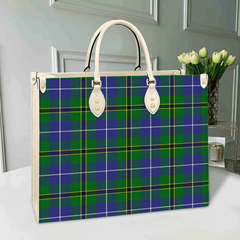Turnbull Hunting Tartan Leather Bag
