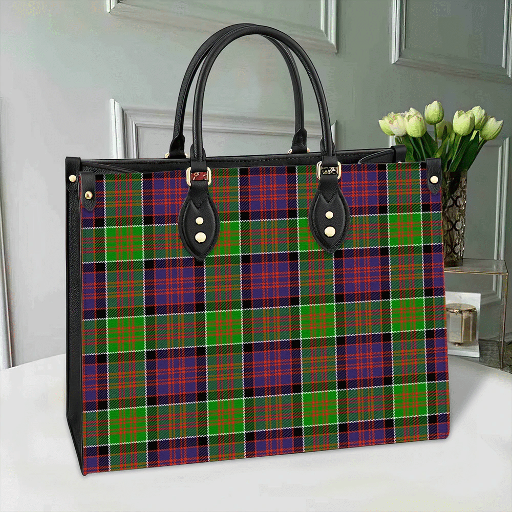 MacDonald of Clanranald Tartan Leather Bag
