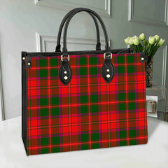 Crief District Tartan Leather Bag
