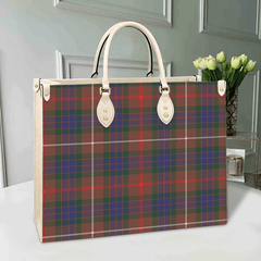 Fraser Hunting Modern Tartan Leather Bag
