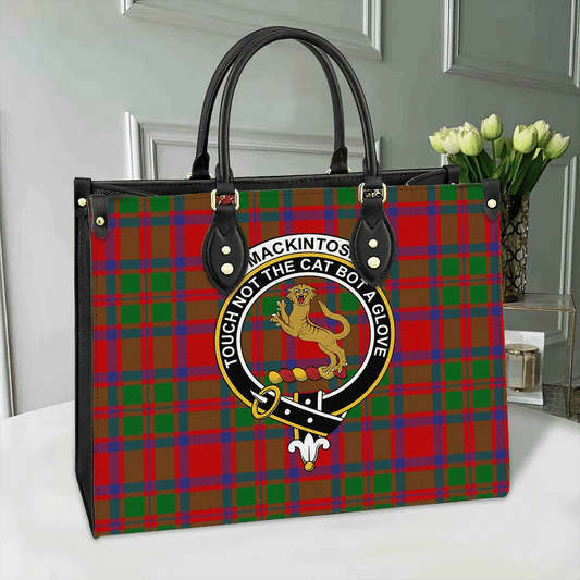 MacKintosh Modern Tartan Crest Leather Bag