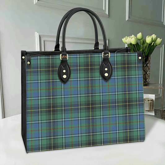 MacInnes Ancient Tartan Leather Bag