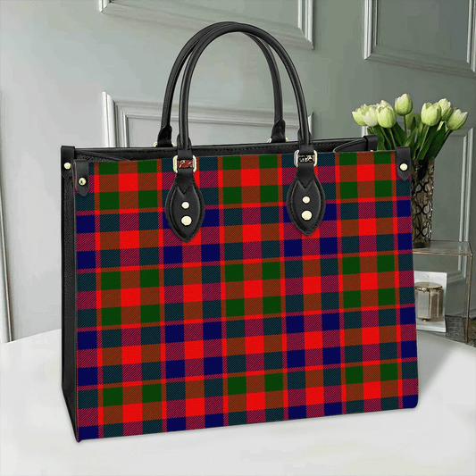 Gow Modern Tartan Leather Bag