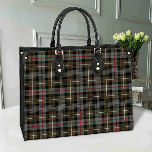 MacKenzie Weathered Tartan Leather Bag