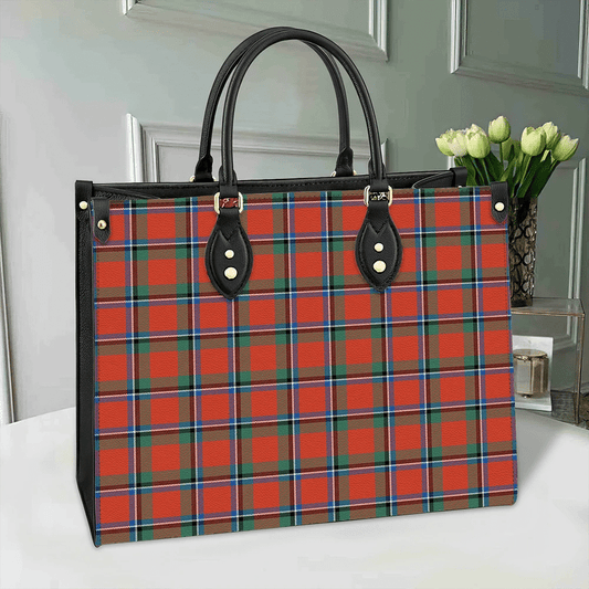 Sinclair Ancient Tartan Leather Bag