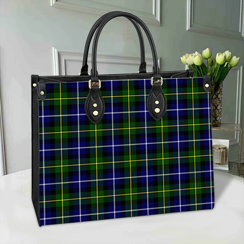 MacNeill of Barra Modern Tartan Leather Bag