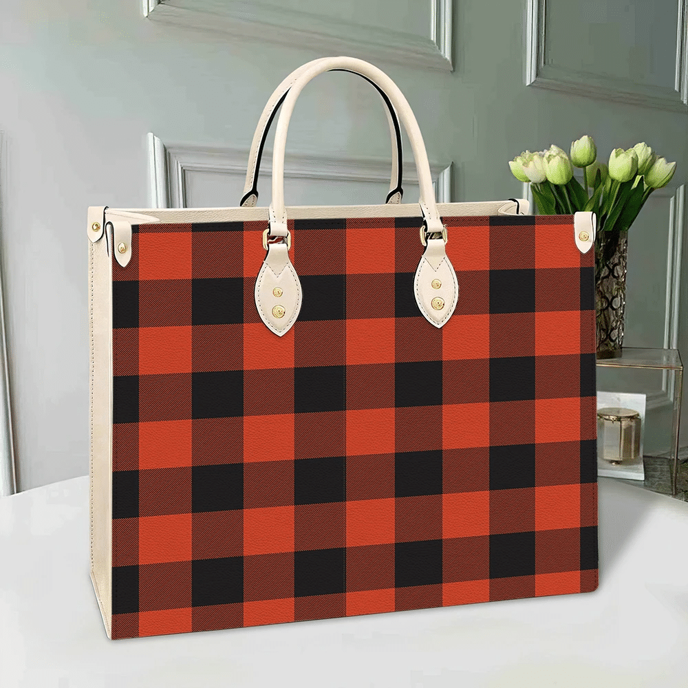 Rob Roy MacGregor Ancient Tartan Leather Bag