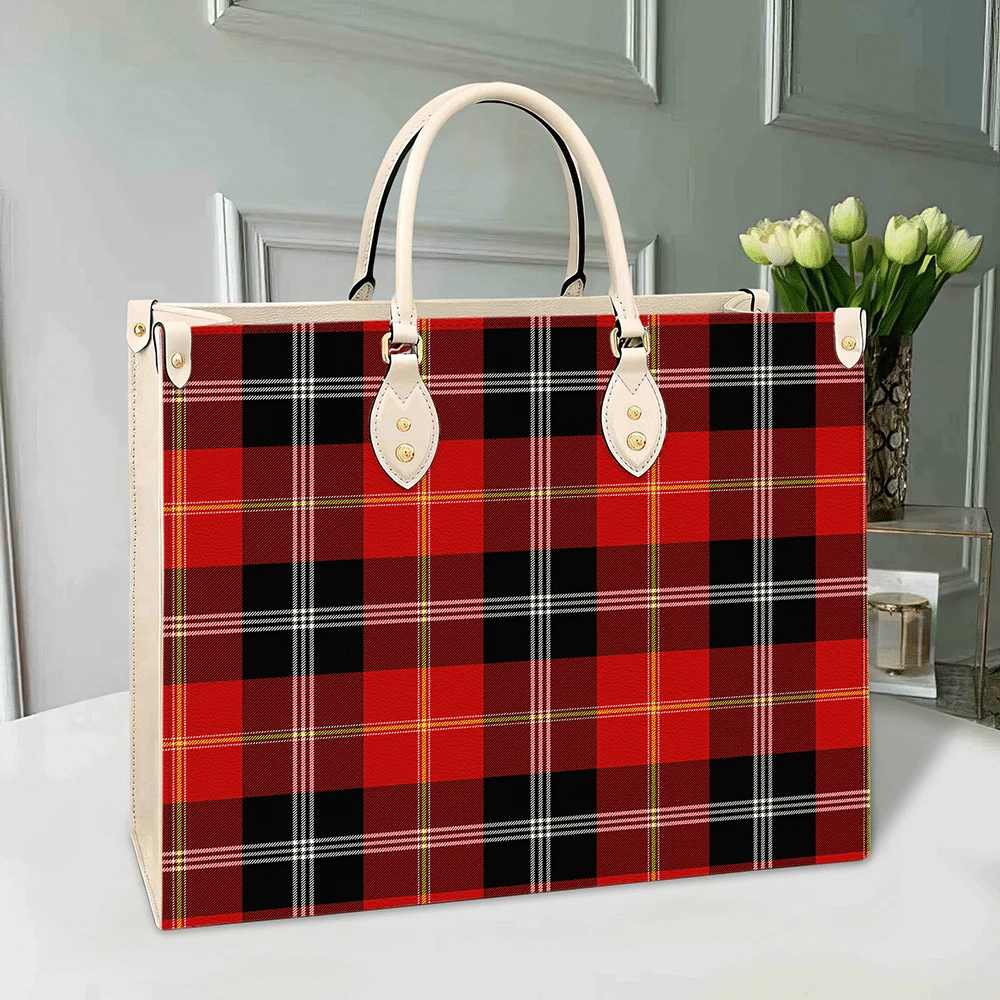Marjoribanks Tartan Leather Bag