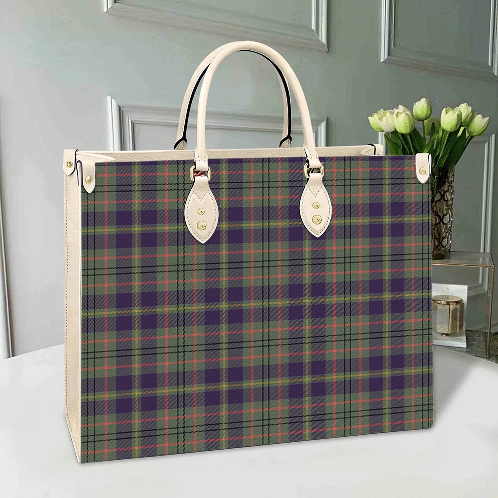 Taylor Weathered Tartan Leather Bag
