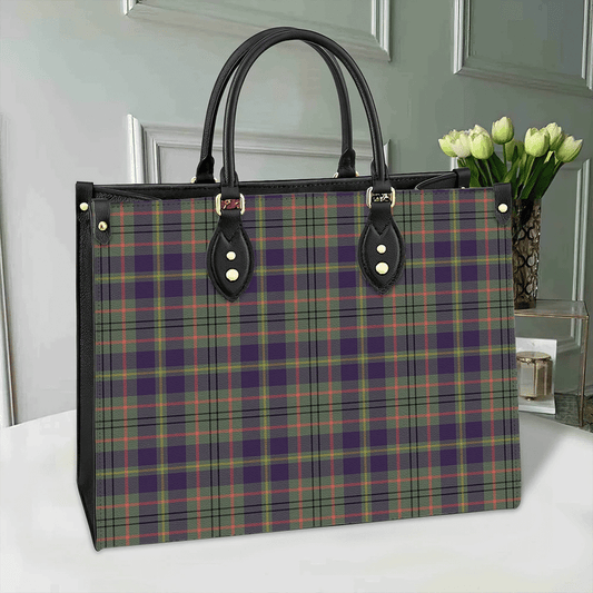 Taylor Weathered Tartan Leather Bag