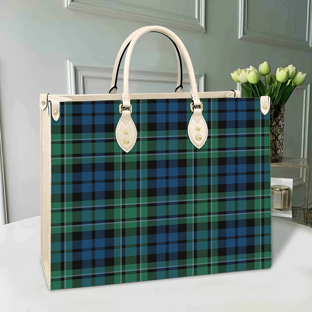MacCallum Ancient Tartan Leather Bag