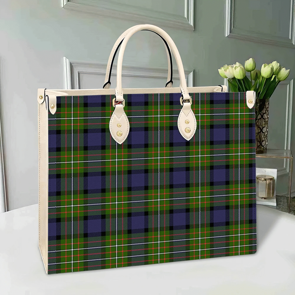 Fergusson Modern Tartan Leather Bag