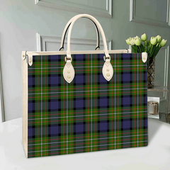 Fergusson Modern Tartan Leather Bag