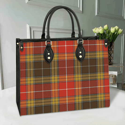 Buchanan Old Set Tartan Leather Bag