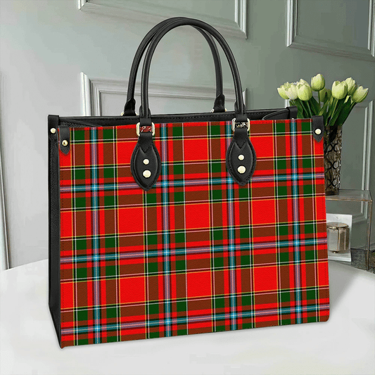 Drummond of Perth Tartan Leather Bag