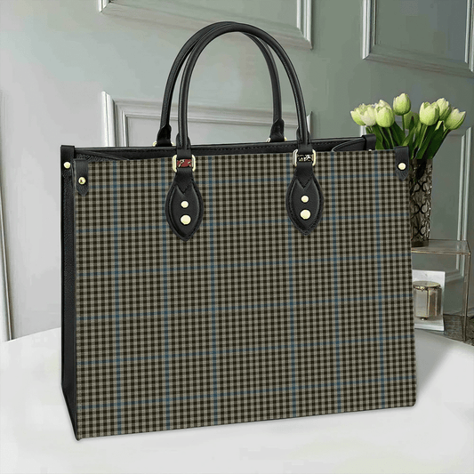 Haig Check Tartan Leather Bag