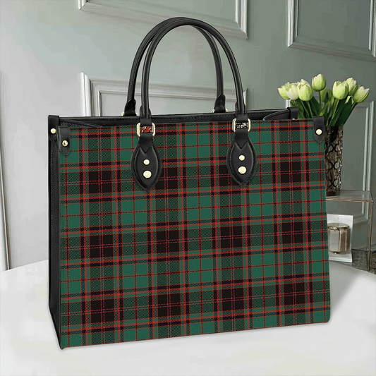 Buchan Ancient Tartan Leather Bag