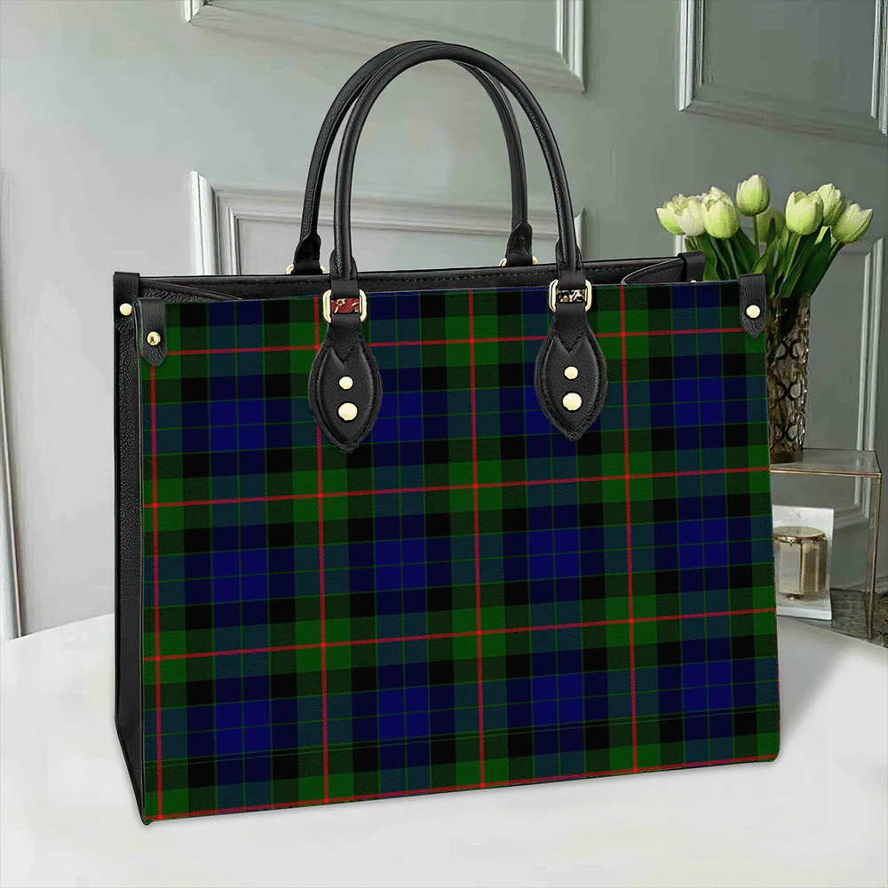 Gunn Modern Tartan Leather Bag