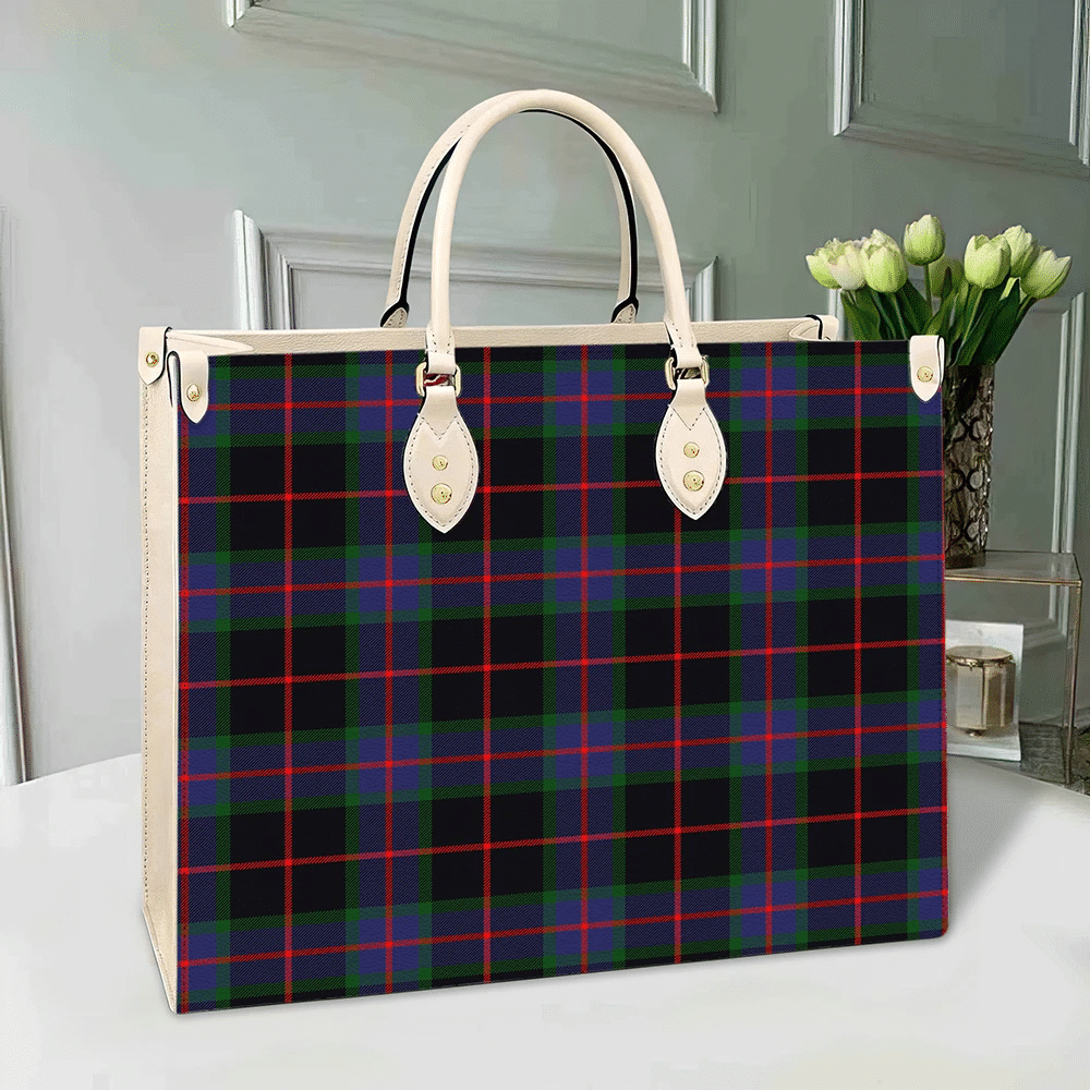 Nairn Tartan Leather Bag