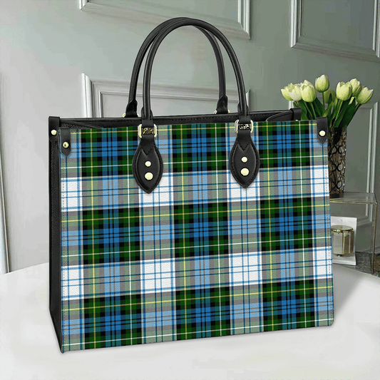 Campbell Dress Ancient Tartan Leather Bag