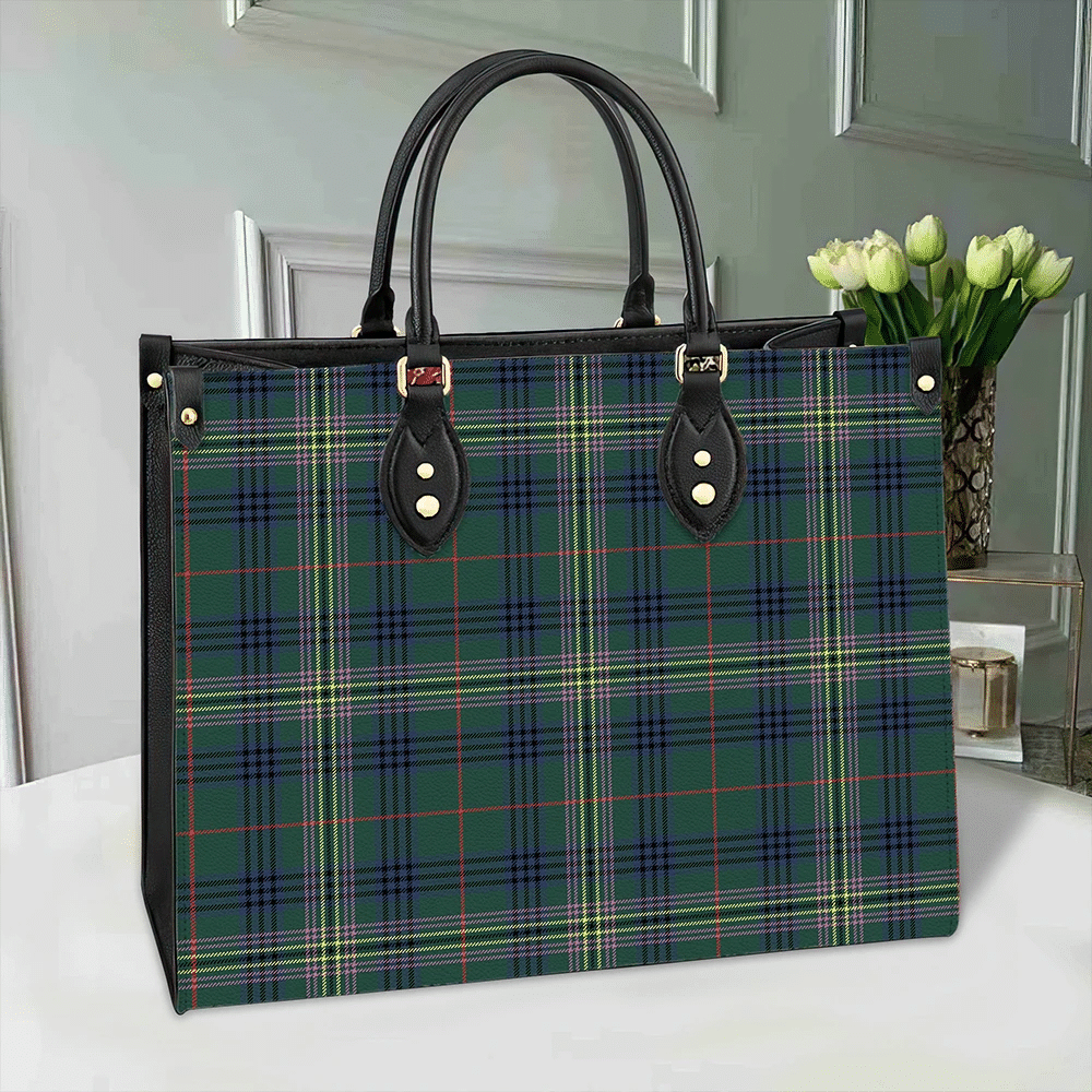 Kennedy Modern Tartan Leather Bag