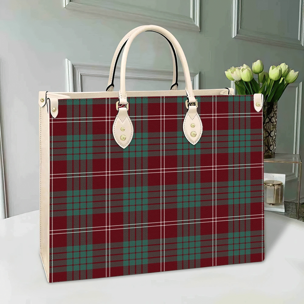 Crawford Modern Tartan Leather Bag